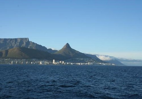 Det flade Taffelbjerg ved Cape Town